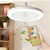 VENTILATORE soffitto con luce TELECOMANDO illuminazione Vortice E27 30W Silenzio