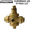 MALGORANI Riduttore di pressione acqua Malgorani EUROBRASS 146 FF PN25 1/2" bocchettonato