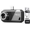 TOPDON Termocamera TS001 per Android, lente regolabile da 9mm, campo di osservazione da 0,1 a 500 metri, 512 x 384 IR, 25Hz, Termocamera con messa a fuoco manuale per applicazioni elettriche, esterni