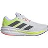 adidas Questar 3 Running Shoes, Scarpe Basse Non da Calcio, Cloud White/Grey Five/Lucid Lemon, 41 1/3 EU