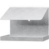Alberts 355098 Casetta per uccelli tetto a falde - Cassetta nido in acciaio in vari colori di tendenza - Nido per uccelli da appendere o appoggiare - 120 x 150 x 120 mm