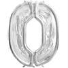 Subitodisponibile Numero 0 in mylar porta palloncini contenitore palloncini lattice 126 cm 1E9R