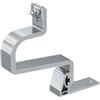 Fischer RH 52-67 V AL 10x Ganci in Alluminio per Tetti di Tegole, 2 Regolazioni, Innesto Verticale, per Profili Pannelli Solari Fotovoltaici, 571743