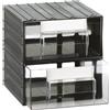 Mobil Plastic Cassettiera modulare porta minuteria - modello T/42 con 2 cassetti trasparenti