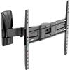 Meliconi Supporto monitor TV parete ( 37 Kg ) VESA 400 x 400 SLIMSTYLE PLUS 400 Sr Black