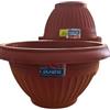 Vaso per fiori 23cm marrone (PACK DA 2 PZ)