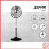 Zephir Ventilatore a Piantana Zephir pf50cr Cromato Silenzioso Industriale Oscillante