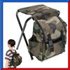 Sedia Seggiolino Sgabello con Zaino da Pesca Caccia Trekking Lago Portatile