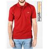 Lacoste POLO LACOSTE SLIM FIT IN PETIT PIQUÈ MANICA CORTA- PH4012-00-Z1Q col.rosso scuro