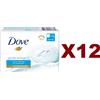 Dove 12 PZ SAPONETTA DOVE BEAUTY CREAM BAR GENTLE EXFOLIATING 90gr SAPONE ESFOLIANTE