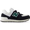 New Balance 574 Hook & Loop Trainers Nero EU 33 Ragazzo