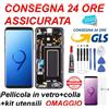 Samsung DISPLAY FRAME SAMSUNG ORIGINALE S9 SM G960F DS VETRO TOUCH SCREEN LCD NERO BLACK