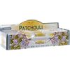 DRW Incenso Rod Aroma Patchouli, Bastone 25 cm patchouli (120 unità) + Stampino San Pancracio