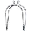 Covalliero Speroni con cinghie, speroni da equitazione, supporto per equitazione, coppia, da donna, acciaio inossidabile, diametro interno 15 mm, amazzone, forma a goccia