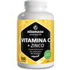 360 Capsule Vitamina C Pura 1000 mg Antiossidante Compresse vegane integratore