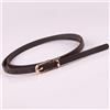 Cintura Regolabile Sottile Da Donna In Ecopelle Color Caramello S ▼