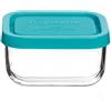 Bormioli rocco Frigoverre In Vetro Rettangolare Tappo Azzurro 10x7 Bormioli Rocco