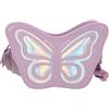 Depesche 12784 TOPModel Fairy Love - Borsa a Mano Color Malva, con Motivo a Farfalla, Effetto Holo e Tracolla Regolabile