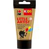Marabu 03050002084 - Kids Little Artist, Colore Artistico e Pittura Artigianale, Oro, 75 ml, Vegano, asciuga Rapidamente, per Bambini dai 3 Anni in su