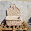 mondo artistica LAVANDINO FONTANA A MURO DA PARETE LAVABO IN CEMENTO MARMO PIETRA DA GIARDINO