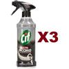 Ultra 3 PZ CIF ULTRA ACCIAIO SGRASSA SENZA LASCIARE ALONI SPRAY 500ML AGENTI LUCIDANTI
