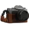 MegaGear MG1886 Ever Ready - Custodia in vera pelle, compatibile con Fujifilm X-T200, colore: Marrone