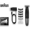 Braun-Oral-B - CURA CORPO Rasoio Elettrico Barba Depilazione Braun X-XT5100 Nero/Argento Wet&Dry