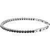 Maserati Bracciale Maserati Jewels JM222AVC04 Bracelet Acciaio Tennis Zirconi Neri Uomo