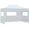 vidaXL Gazebo Professionale Pieghevole 3 Pareti 3x4m Acciaio Antracite Tenda vidaXL