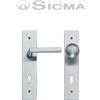 Sicma Doppia maniglia Sicma Fenix serie Hotel Cromo satinato