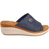Fly Flot Donna Pantofole 36H68BG Ciabatte Fascia Blu