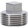 GEBO Tappo con bordo 1/2'' maschio in ghisa malleabile zincato