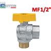 EFFEBI SPA Valvola a sfera per gas VENUS maschio 1/2'' Femmina 1/2'' a squadra