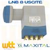 FTE MAXITAL LNB Universale Illuminatore 8 Uscite Singole Convertitore Satellitare