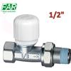 FAR 1640 - valvola 1/2'' termostatizzabile dritta attacco ferro - FAR