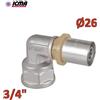 ICMA 405 - Gomito curva femmina 3/4'' x 26 SEMPITER® raccordo a pressare
