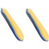 cyclingcolors 2x Spugna microfibra Applicatore in Spugna Spugnetta Pad Tampone Cera Auto Polish Auto Carrozzeria Plastica Vinile Pelle, 170x100mm