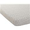 DOMIVA - Lenzuolo con angoli stampato, 60 x 120 cm, stampa Leafy Bunny