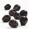 Creativ Perline Howlite, D: 12 mm, nero, teschio, 32 pezzi