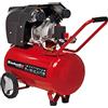 Einhell TE-AC 400/50/10 V Compressore (220-240 V, 2200 W, serbatoio aria 50 l, pressione max 10 bar, portata aria max 270 l/min., cilindri 2, a olio, carrellato, inc. 2 manometri)