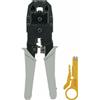 PINZA CRIMPATRICE CONNETTORI RJ 11 12 45 SPELLAFILI CAVO LAN ETHERNET RETE plug