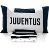 Juventus Official Product Parure Copripiumino Juventus F.C. Letto Singolo Juve 155x200 cm puro cotone 100%