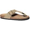 Lumberjack Sandalo Uomo LUMBERJACK Mod. FLINT Pelle Nubuck Infradito 002