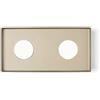 VIVIDA MULTIPOP APPLIQUE/PLAFONIERA DOPPIA SABBIA 2X12W LED GX53 VIVIDA PLS003.21.SA