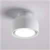 VIVIDA BOTTONE APPLIQUE/PLAFONIERA BIANCO 1X12W LED GX53 VIVIDA PLS002.20.BI
