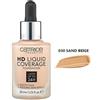 CATRICE HD Liquid Coverage - Fondotinta Liquido Opacizzante 030 Sand Beige