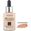 CATRICE HD Liquid Coverage - Fondotinta Liquido Opacizzante 040 Warm Beige
