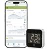 Eve Weather (Matter) - Stazione meteo intelligente per temperatura, umidità, tendenze meteo, resistenza all'acqua IPX4, accesso vocale tramite Google/Alexa/Siri, richiede un Thread Border Router