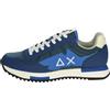 SUN68 SCARPE SNEAKERS UOMO SUN68 NIKI SOLID Z34120 PELLE 07 BLU ORIGINALE PE 2024