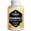Vitamaze - amazing life Vitamina C Pura Tamponata 1000 mg Al Giorno + Zinco Alta Dose, 360 compresse
